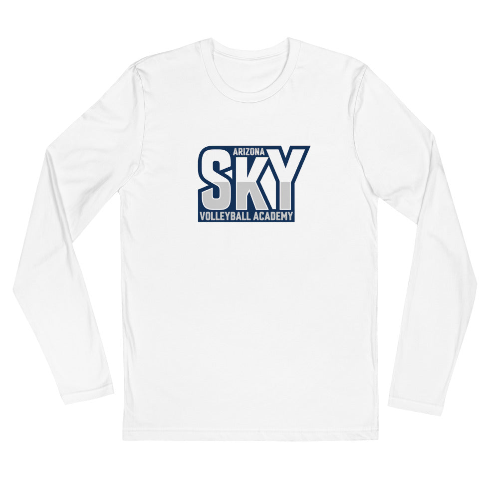Sky Volleyball Academy Long Sleeve Fitted Crew