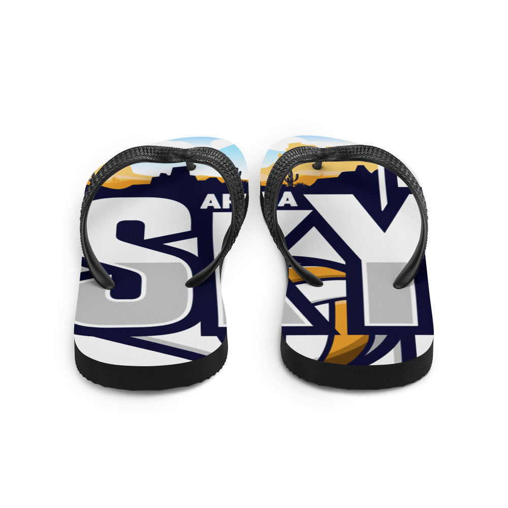 Sky State (color logo) Flip-Flops