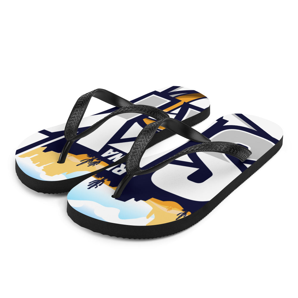 Sky State (color logo) Flip-Flops