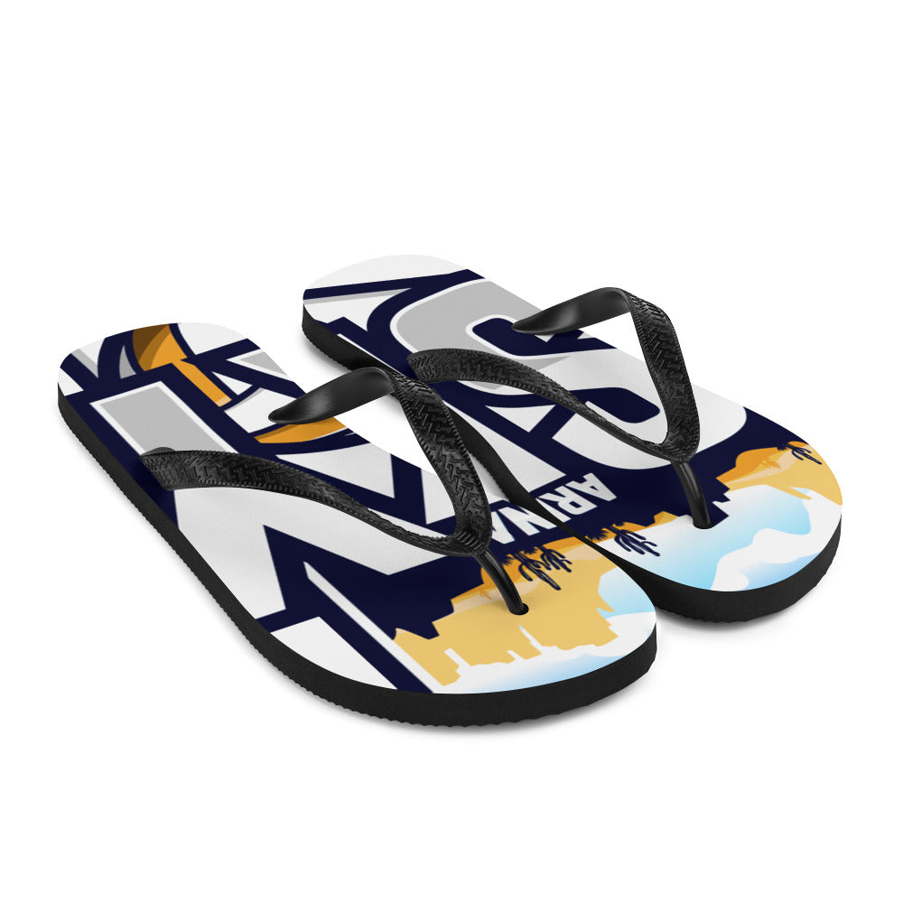 Sky State (color logo) Flip-Flops