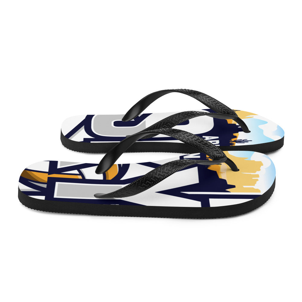 Sky State (color logo) Flip-Flops