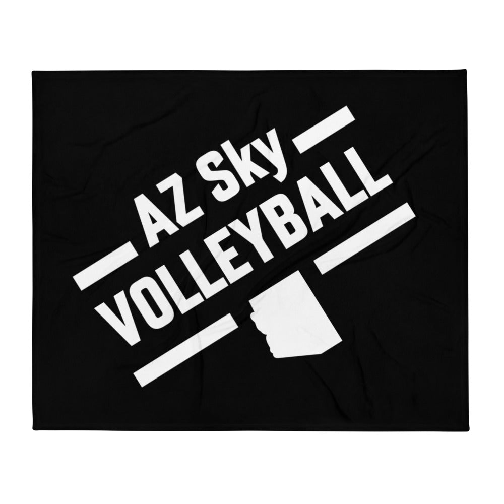 Arizona Sky Volleyball Throw Blanket