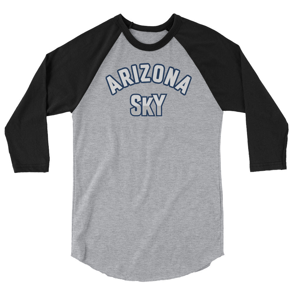 Arizona Sky 3/4 sleeve raglan shirt
