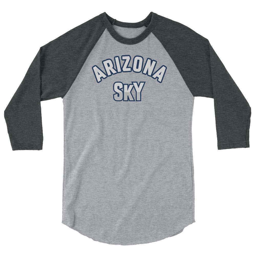 Arizona Sky 3/4 sleeve raglan shirt